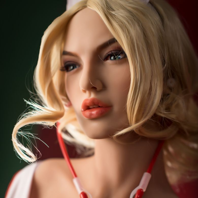 Bezaubernde blond-lockige blauäugige 150cm Sex Doll